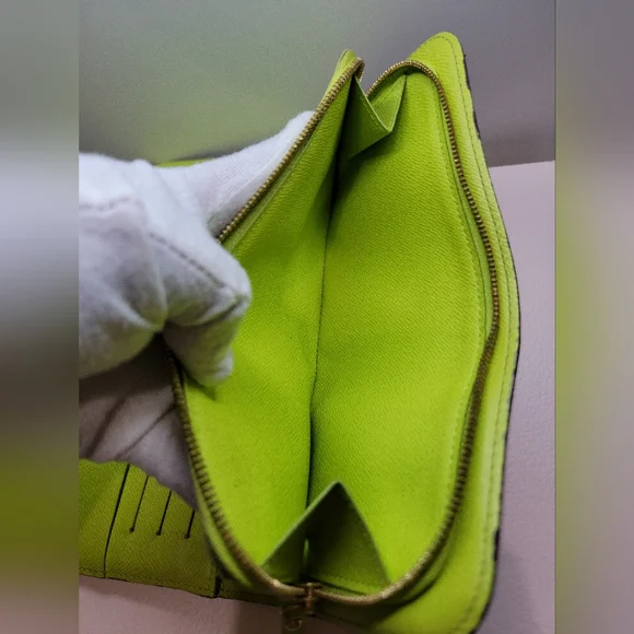 RARE LOUIS VUITTON X MURAKAMI 💯 Authentic Multicolor Ansoritto Long Wallet - Picture 6 of 14